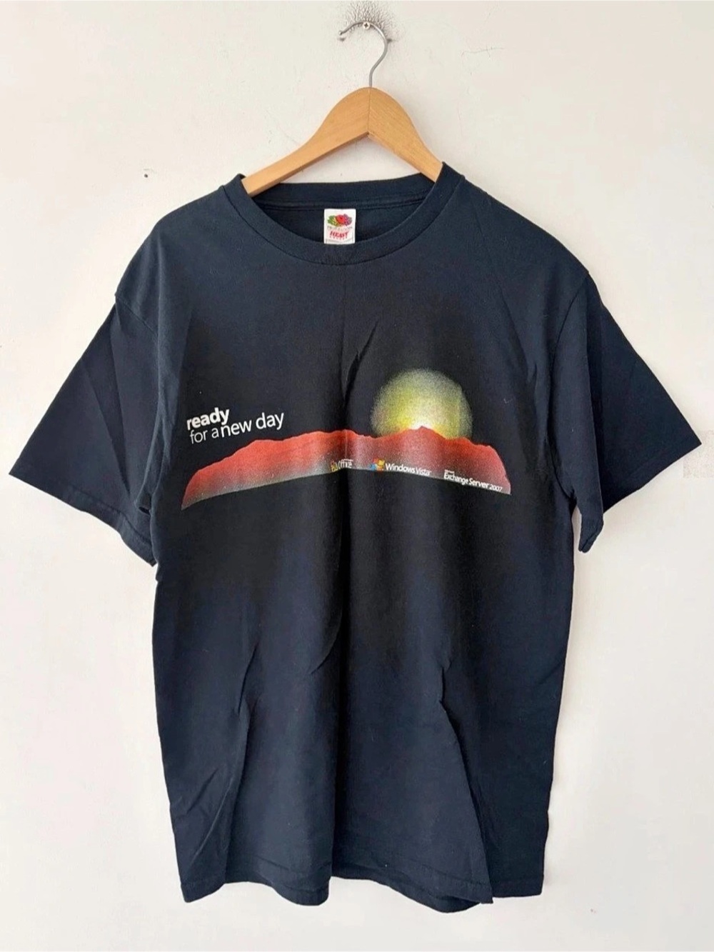 Vintage Microsoft Windows Vista T-shirt Size L